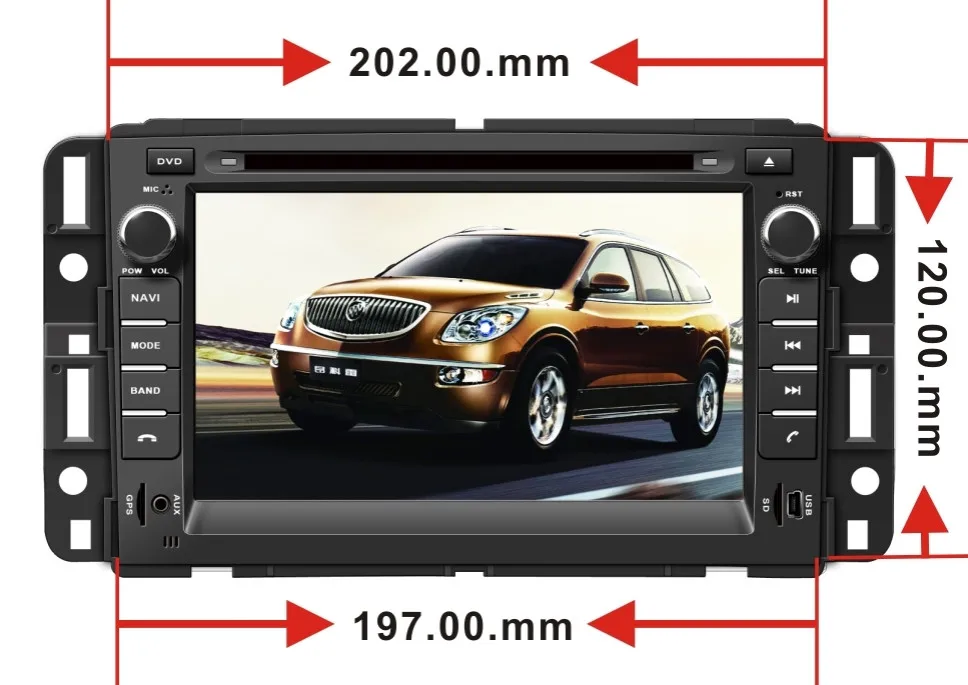 Android 7 1 8 0 автомобильный dvd плеер gps навигация радио головное устройство авто для GMC