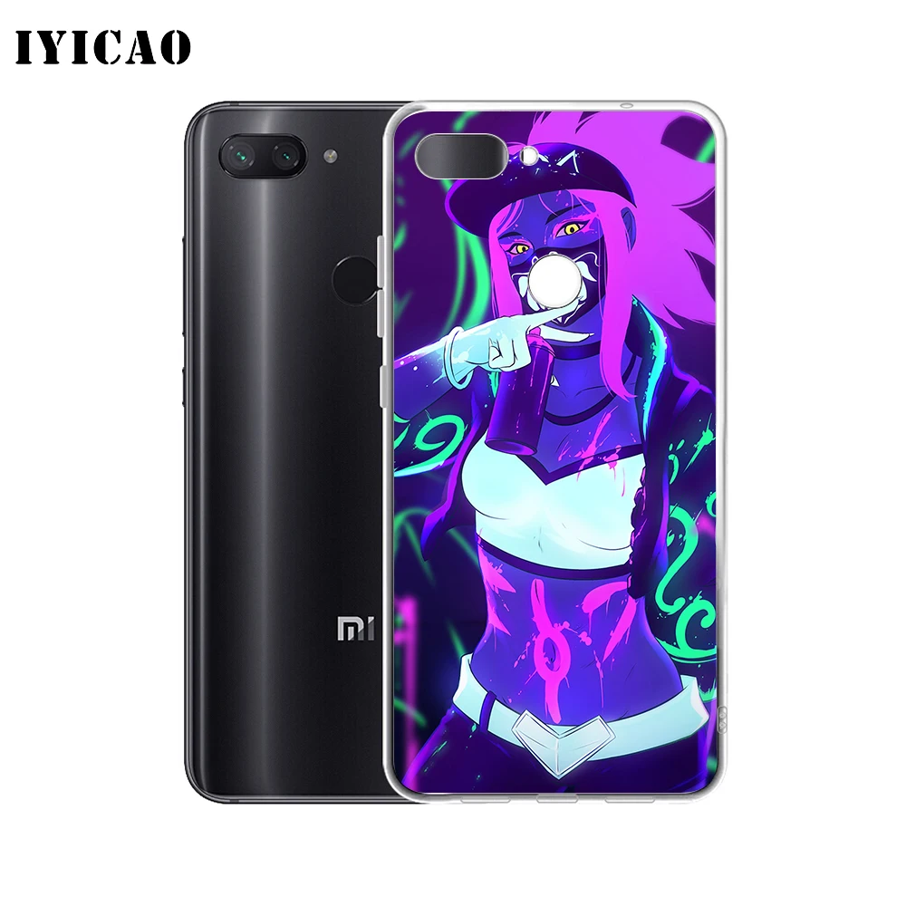 Мягкий силиконовый чехол для телефона IYICAO Akali League of Legends Xiaomi Redmi 4A 5A 6A Note 7 6 5 Pro Plus 4X