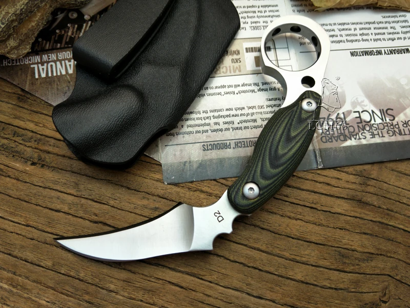 LCM66 D2 стали karambit Скорпион коготь нож открытый кемпинг джунгли выживания битва Фиксированным Лезвием Охотничьи ножи инструмент самообороны