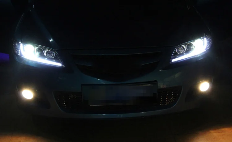 Автомобильные фары 2004 ~ Y автомобильные для Mazda 6 mazda6 головного света аксессуары