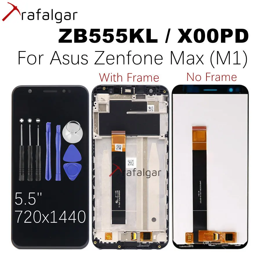 Trafalgar для Asus X00PD ЖК-дисплей сенсорный экран с рамкой для ASUS ZB555KL ЖК-экран Zenfone Max M1 ZB555KL Замена