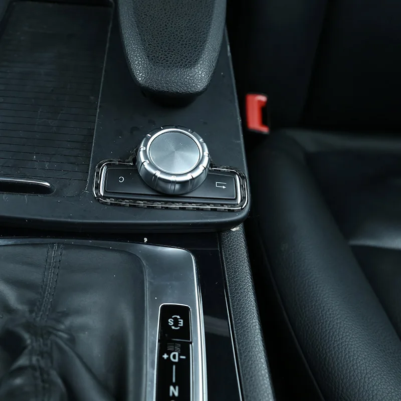 Настоящее углеродное волокно для Mercedes Benz C Class W204 2007 2013 GLK X204 E W212 Автомобильная