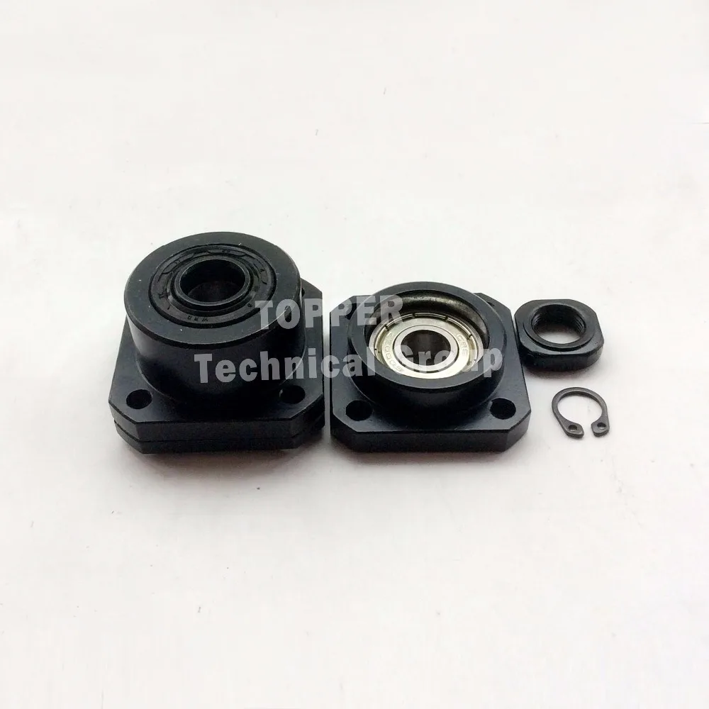 1 шт. FK12 фиксированная сторона + FF12 плавающая поддержка SFU 1604/1605/1610 шариковый винт
