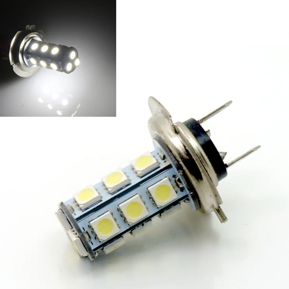 CQD Light 1 шт. большая акция чистый белый 5 Вт H7 18 SMD LED Автомобильный источник света