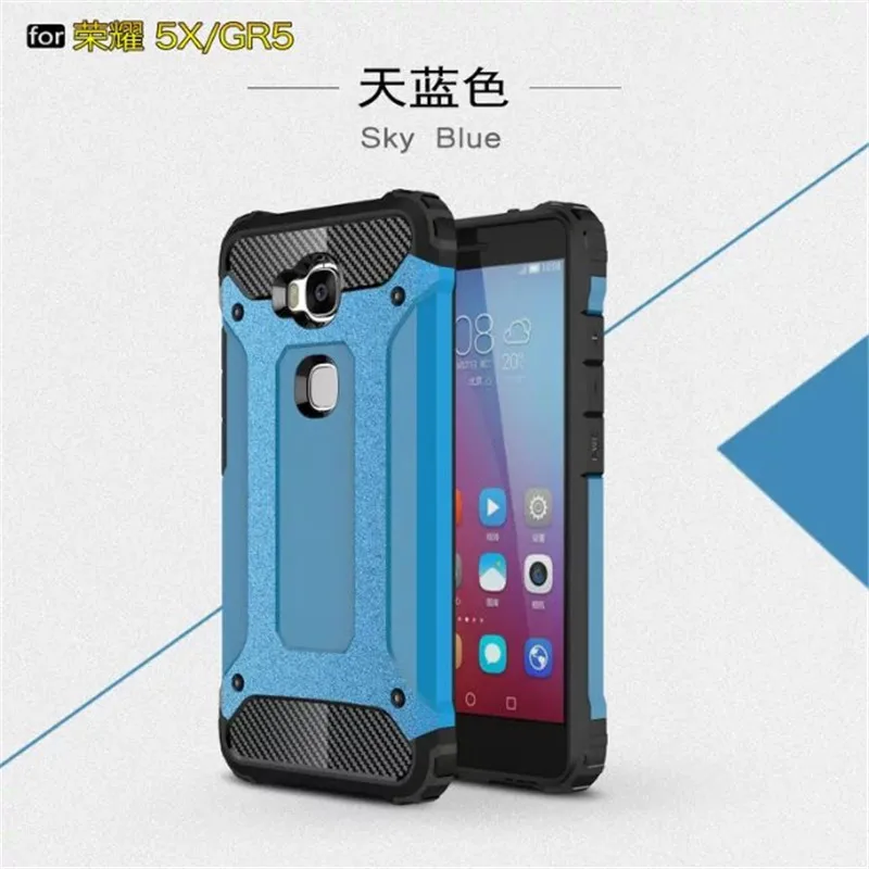 5.5 &quotдля Huawei Honor 5X Case 5 x Капа тяжелых Панцири тонкий жесткий Жесткий Силиконовые