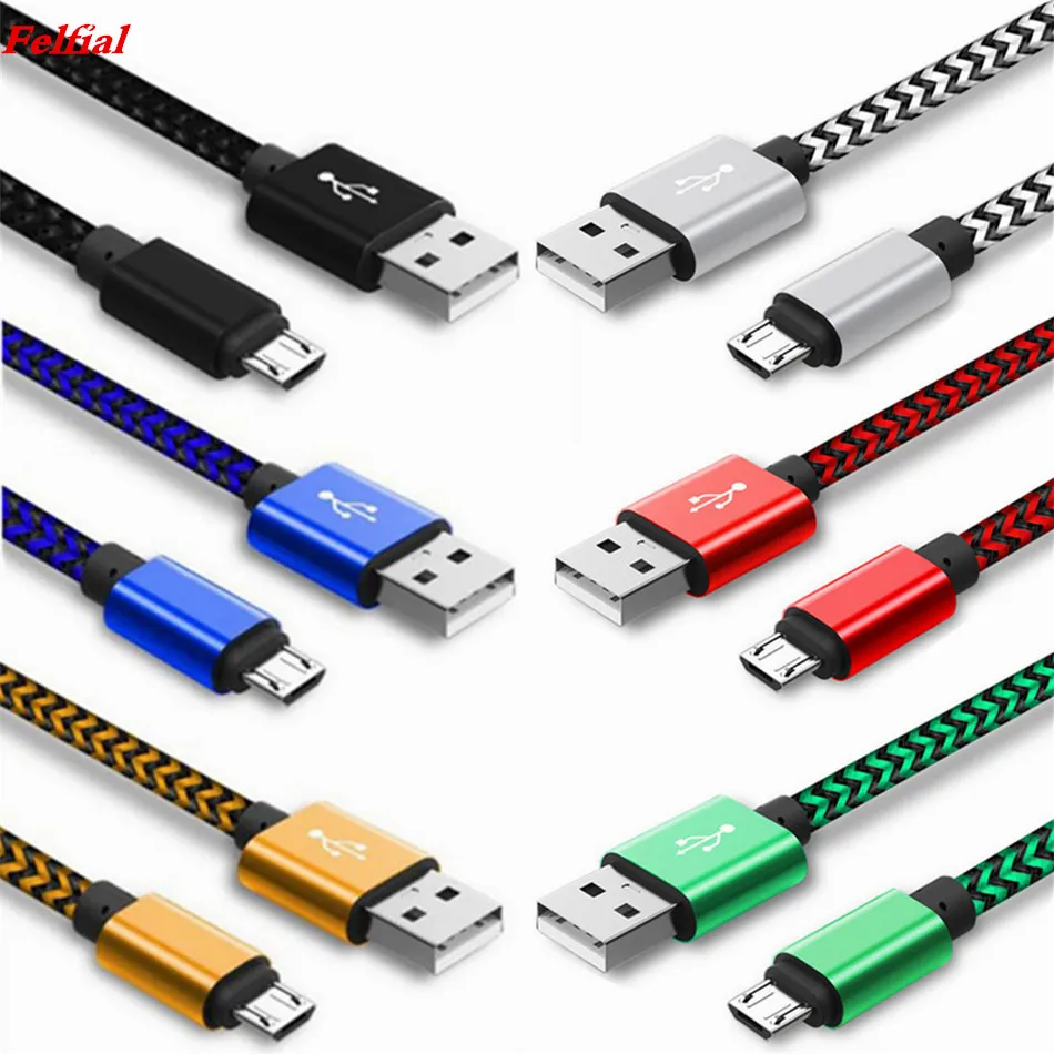 Кабель Micro USB Android для передачи данных провод быстрой зарядки Samsung S6 S7 s3 s4 xiaomi Redmi 7 7a
