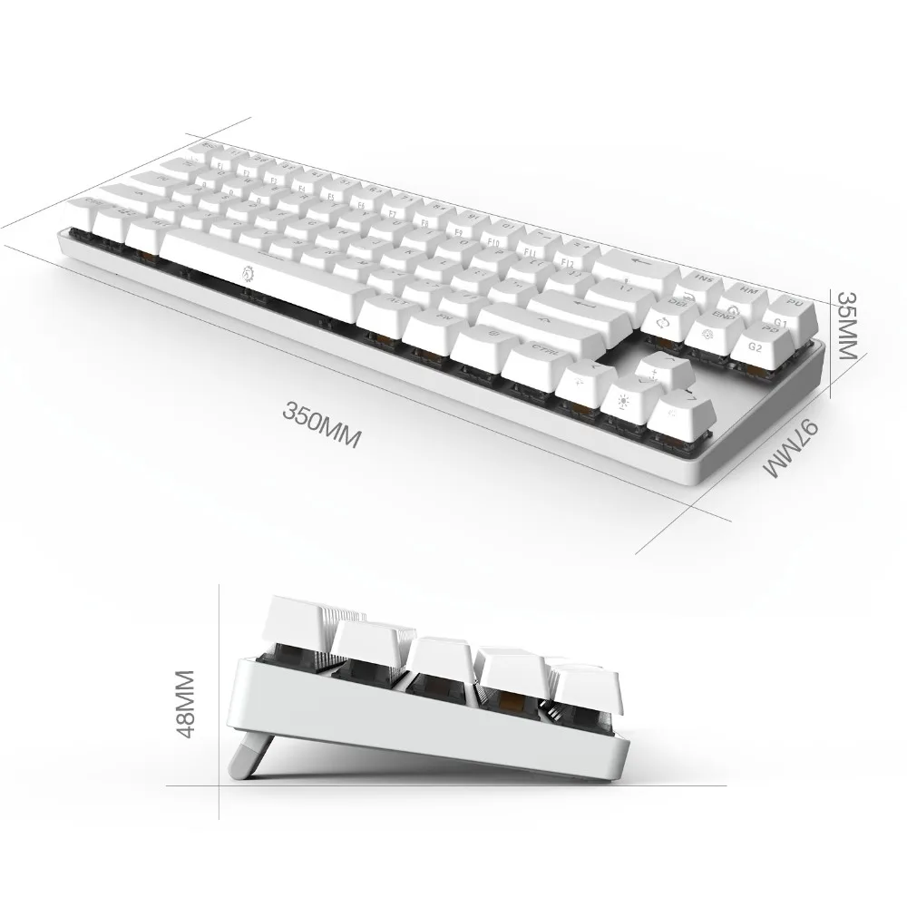 DREVO Calibur 71 Keys Gaming Mechanical Keyboard Wireless Bluetooth 4.0 Edition with RGB Backlight for Tablet Desktop | Компьютеры и