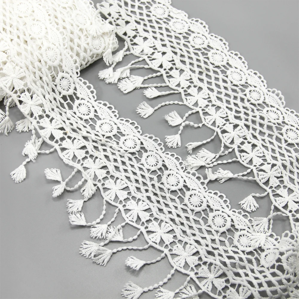 David аксессуары вышитая Цветочная Сетка кружевная лента 5 ярдов сделай сам