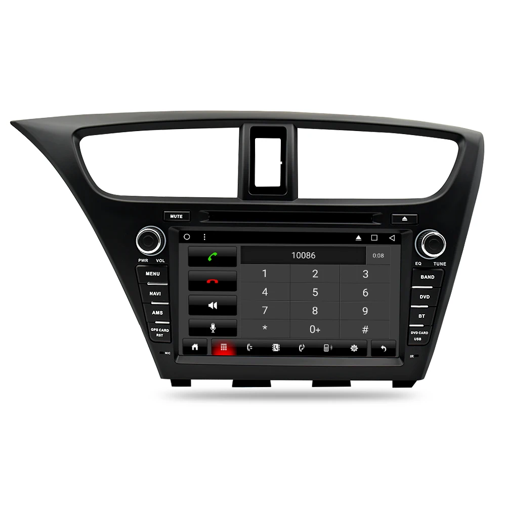 Автомагнитола на Android 9 0 для Honda Civic Hatchback 2013 + WIFI 2 Din RDS GPS-навигация Bluetooth Аудио Видео