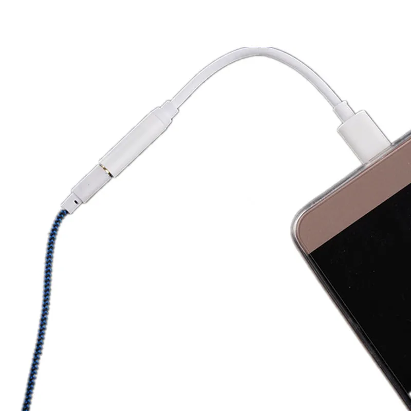 Кабель-адаптер для наушников 3 5 мм с разъемом Type-C на usb 1 папа дюйма AUX Xiaomi 6 Mi6 Letv 2 pro