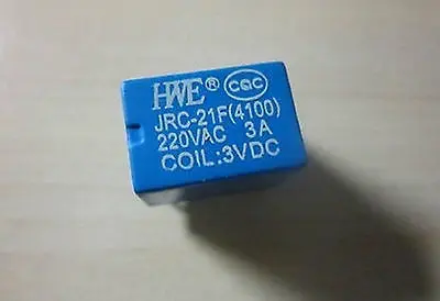 

10 шт. миниатюрное реле PCB JRC-21F 4100 DC 12V 6 контактов