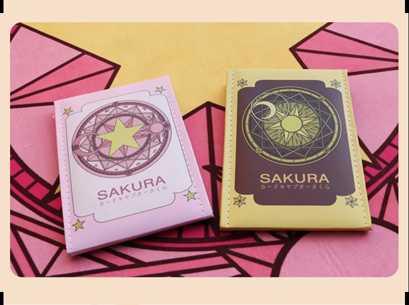 Большой Cardcaptor Sakura симпатичное зеркало для макияжа косметическое очень прозрачное зеркало для макияжа Зеркала для удобного романтического подарка карта Kuluo