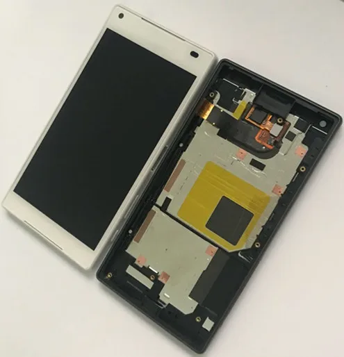 4,6 lcd для SONY Xperia Z5 Compact lcd дисплей сенсорный экран с заглушка рамы для SONY XPERIA Z5 Compact lcd Z5 mini E5823 E5803