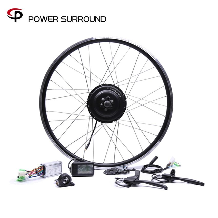 Electric Bicycle Bicicleta Eletrica 36v350w Front/rear Bike Conversion Kit Brushless Hub Motors 20'' 26'' 28'' | Спорт
