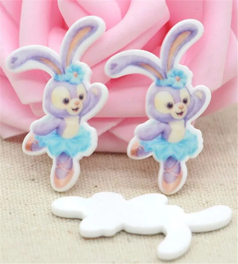 10 шт./лот кабошоны из мультфильма Кабошоны с плоским основанием|Статуэтки и