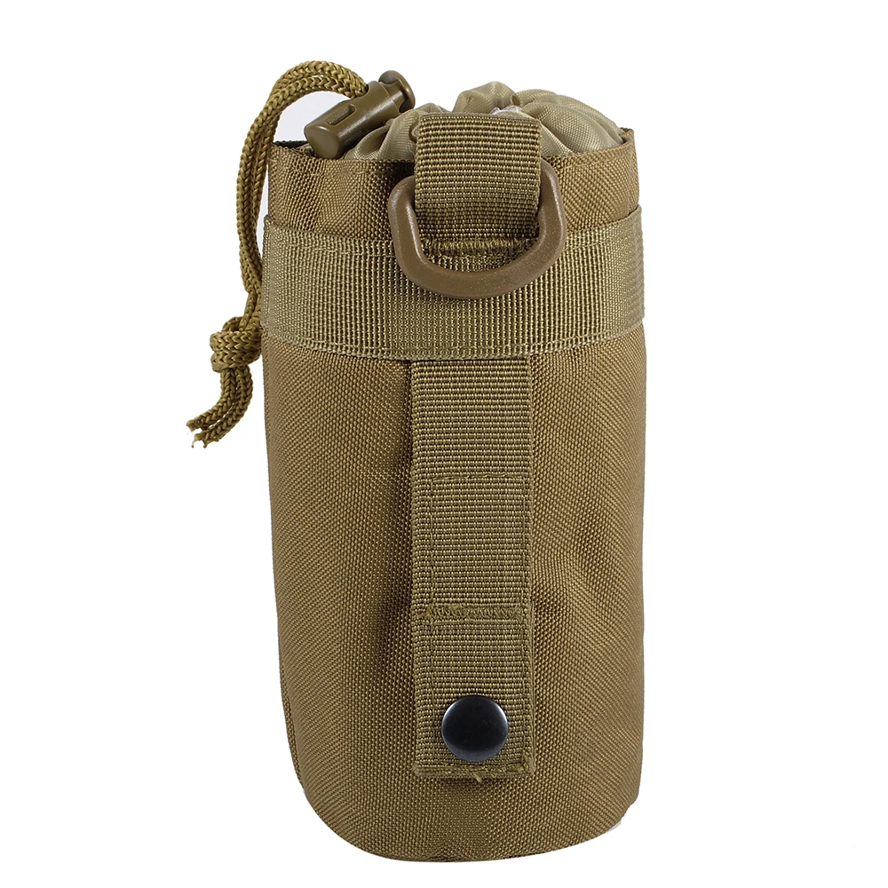 Открытый военный Molle Чехол кемпинг бутылка для воды сумка Открытый Топ выживания чайник держатель 600D полиэстер водонепроницаемый дорожные наборы