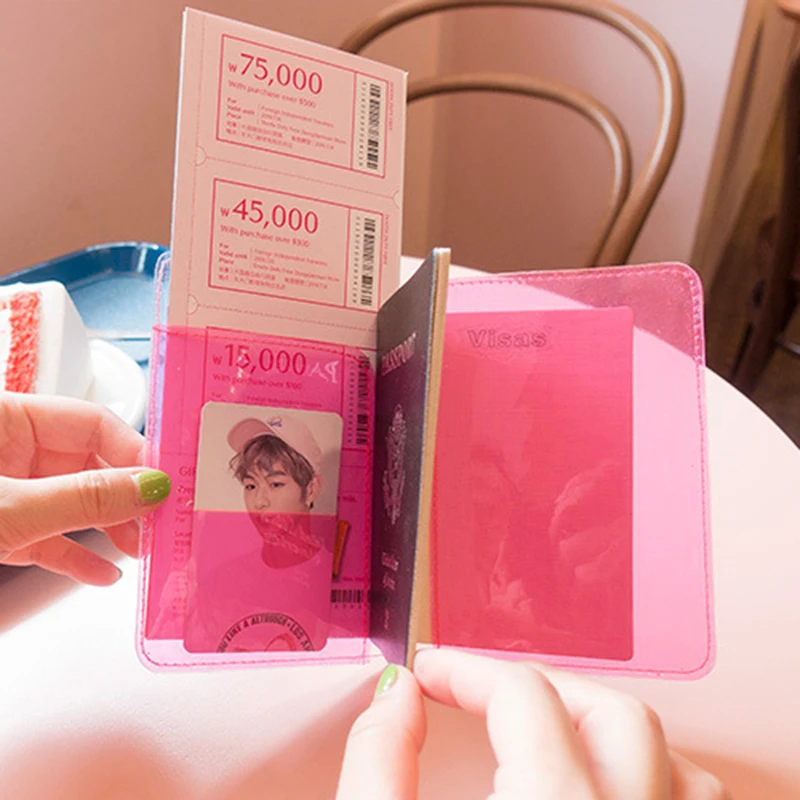Bentoy Girl ПВХ блестящая Обложка для паспорта Milkjoy голограмма держатель для паспорта новое письмо Обложка для кредитных карт аксессуар для проездного билета