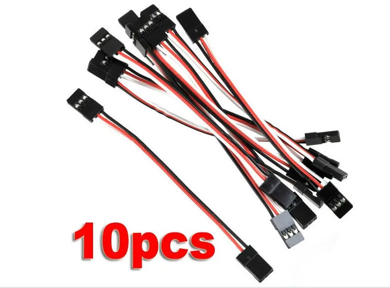 Бесплатная доставка 100 мм шт./лот 22AWG FutabaJR кабель удлинитель сервопривод Futaba JR