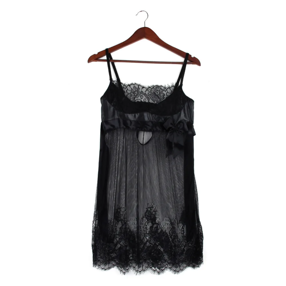 Новые Бежевые черные женские Скидки распродажа Babydoll для пижамы сексуальное