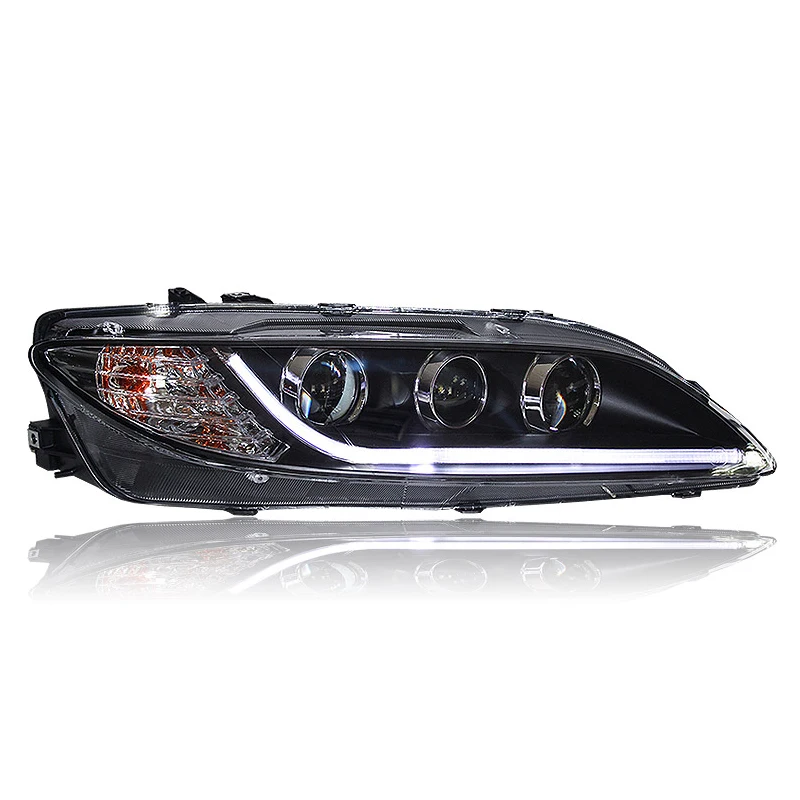 Светодиодный льная светодиодная фара для Mazda 6 2003 2015 светодиодный Биксеноновая DRL