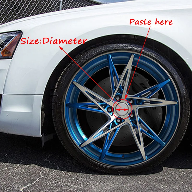 Защитные наклейки Atreus 56 мм на ступицу колеса для автомобилей O.Z Lexus Honda Civic Opel astra h j