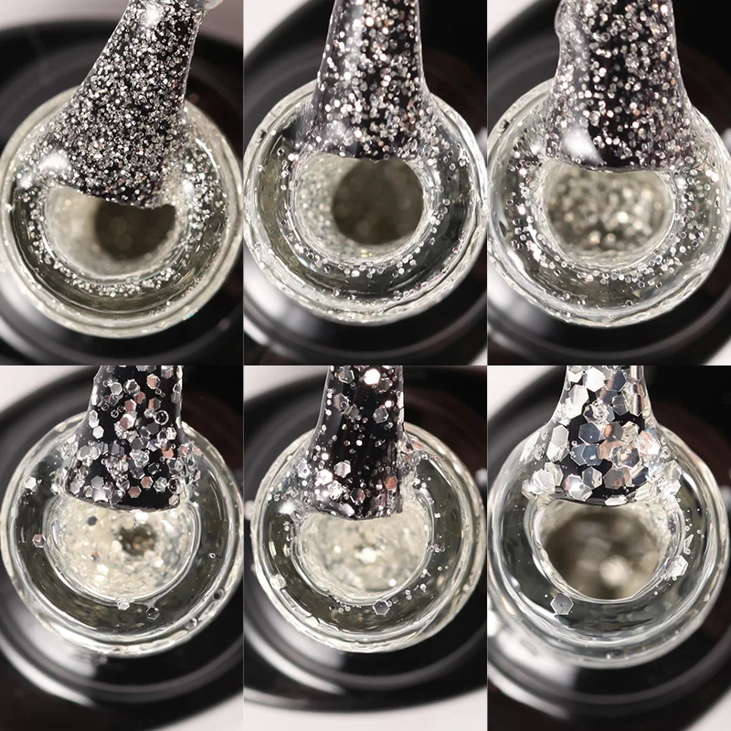 ROSALIND Гель лак черный белый Полупостоянный для ногтей набор все маникюра основа