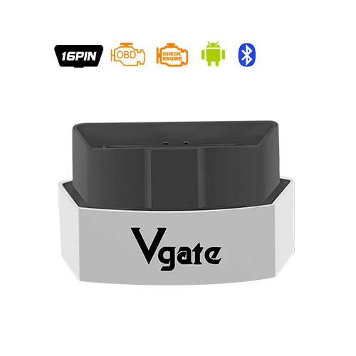 ELM327 Vgate icar3 Bluetooth OBD2 сканер ELM 327 мини Bluetooth V1.5 Икар 3 для Andriod Авто инструменту диагностики - Цвет: white