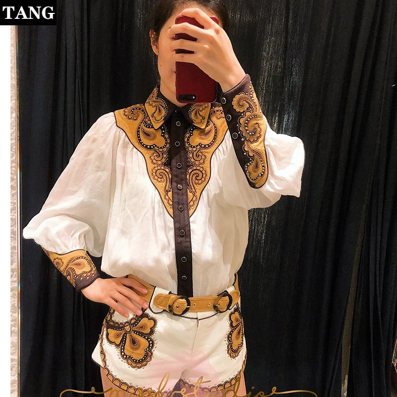 Tang Дизайнерские летние Подиумные каникулы комплекты из двух предметов для