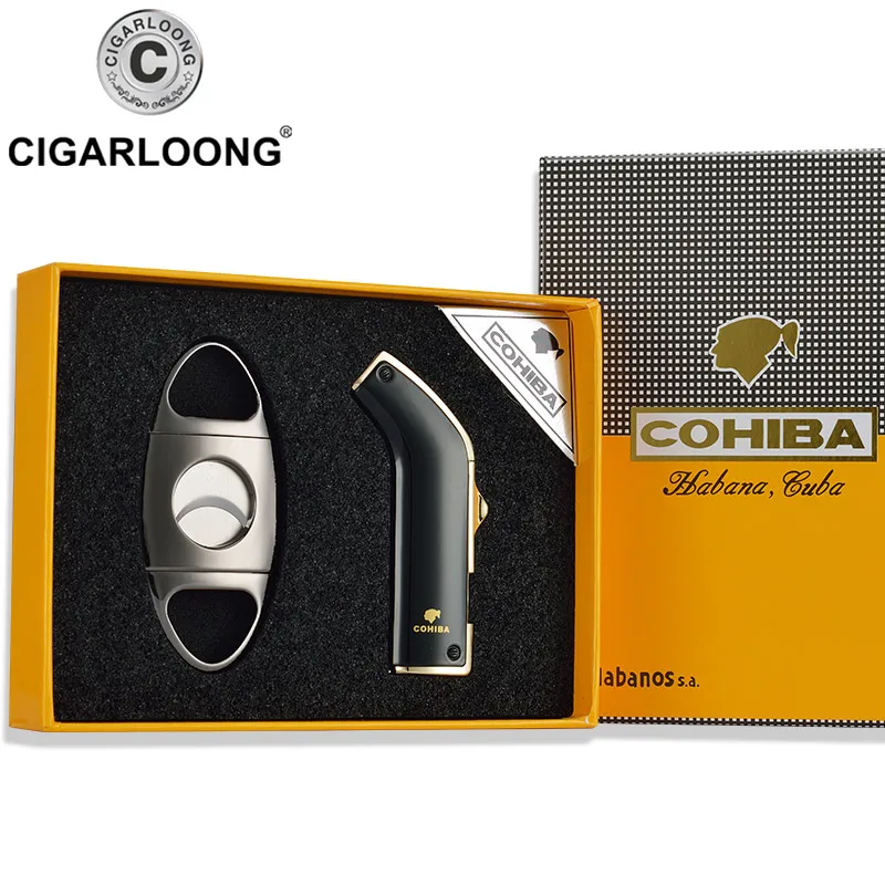 Высококачественная металлическая ветрозащитная Зажигалка COHIBA набор фрез резак