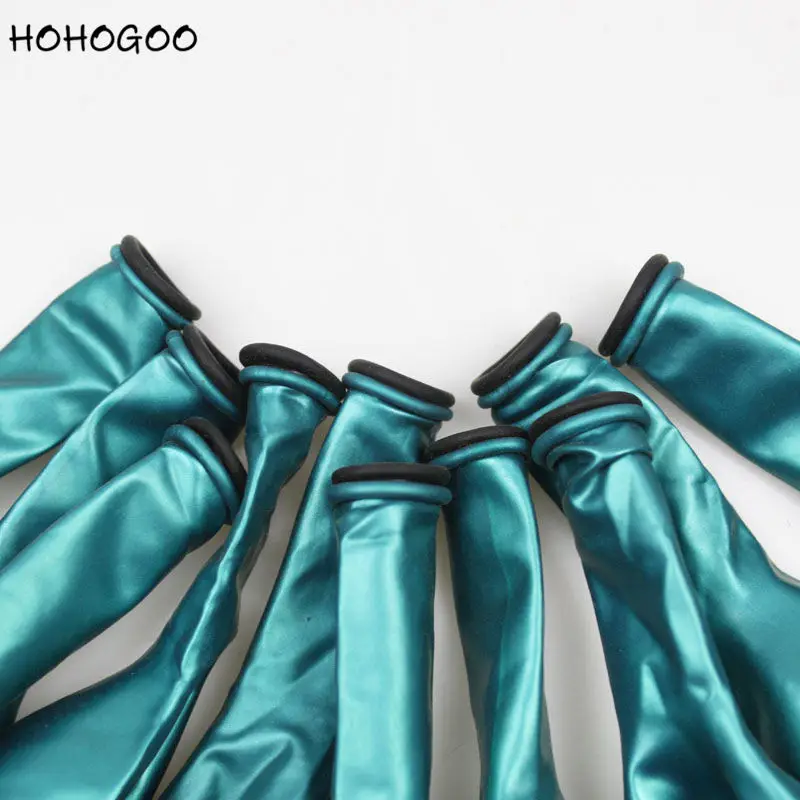 HOHOGOO 10 шт. 12 дюймов металлический жемчуг латексные шарики свадебные Baby Shower День