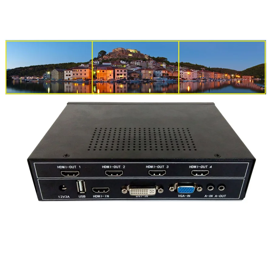1x3 видео настенный процессор для видеостены hdmi dvi vga usb вход выход|processor| |