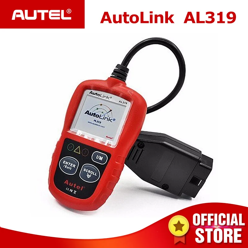 Autel AL319 OBD2 может считывать код автомобиля диагностический инструмент вид