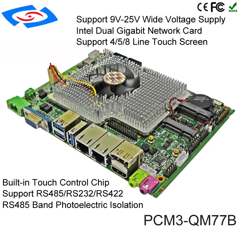 Промышленная материнская плата Mini Itx с процессором intel core i5 2520M 2 3 ГГц для