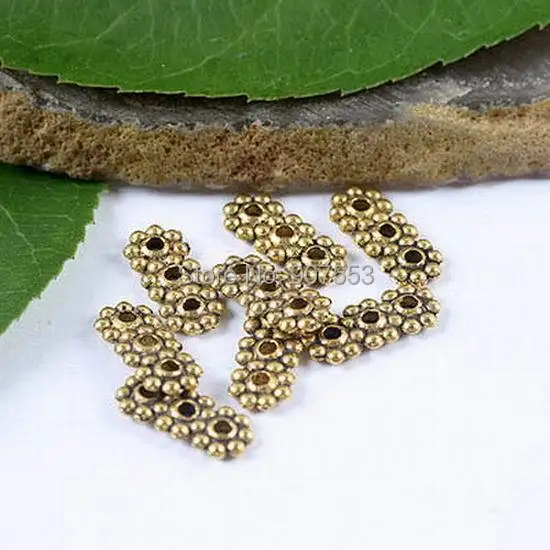 

100pcs dark gold-tone 3 in 1 charms findings h1831
