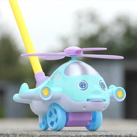 baby cartoon baby walker cart airplane toy kids ride on toy gift for 1 3years old children for learning walk drag plane car