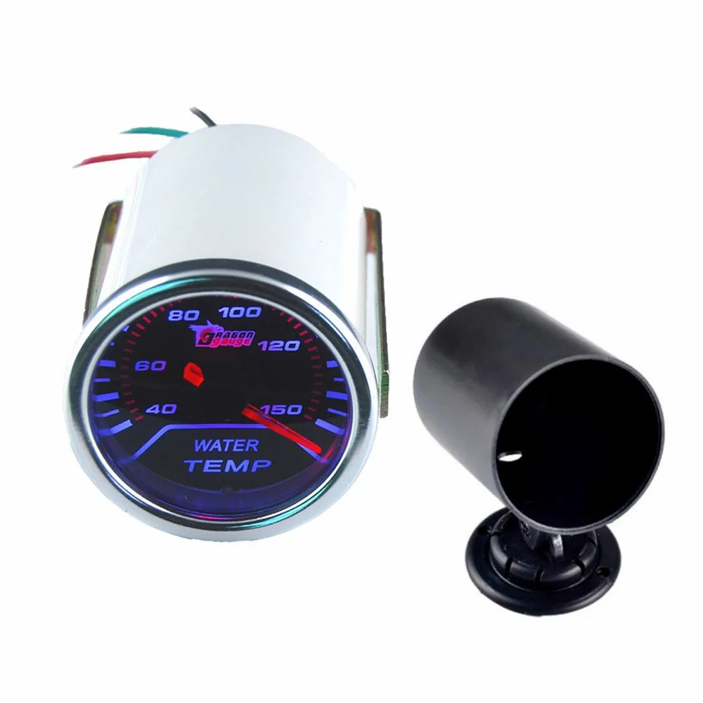 EE поддержка универсальные автомобильные часы белый корпус указатель 2 &quot52 мм Дым