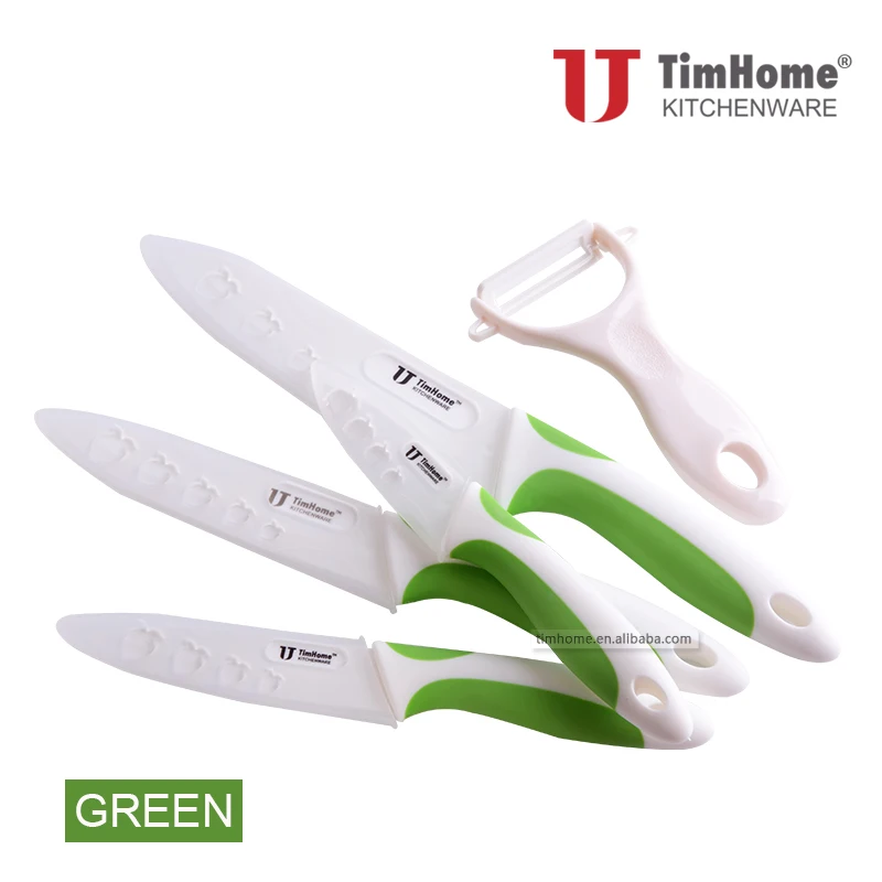 Оригинал Timhome Циркония кухонный нож набор Керамических ножей 3 &quot4&quot 5 &quot6&quot