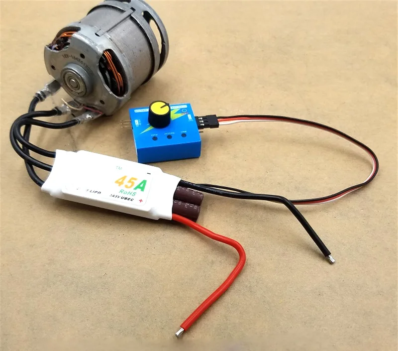 40A 7-24V 800W высокомощный трехфазный бесщеточный двигатель постоянного тока безполярный драйвер регулятора скорости