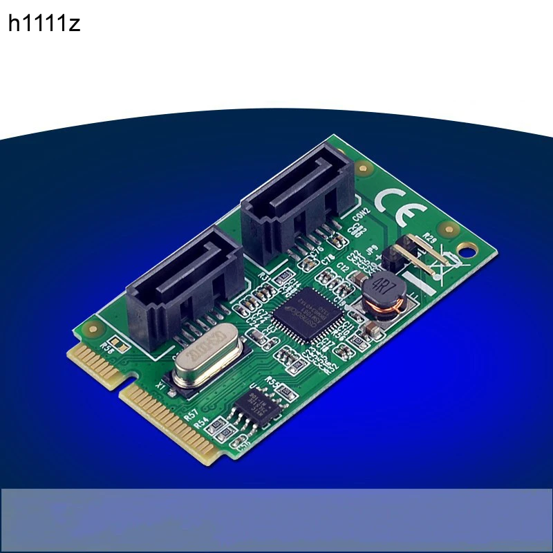 Мини PCI Express 2 0 ASM1061R чипсет SATA 6 Гбит/с RAID контроллер карта порта 3 Поддержка RAID0 RAID1