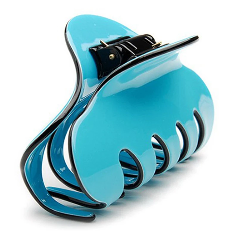 Простой зажим для волос акриловый коготь карамельных цветов аксессуары женщин