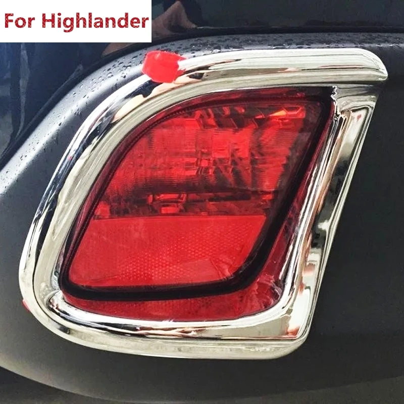Новинка для Toyota Highlander Kluger XU50 2014 2015 ABS Хром Передняя Задняя фара | Хромирование -32868052680