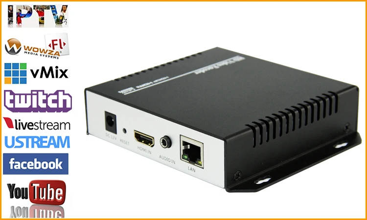 MPEG4 HDMI IP кодировщик потокового видео H.264 RTMP IPTV H264 с HLS HTTP RTSP UDP|Теле- и