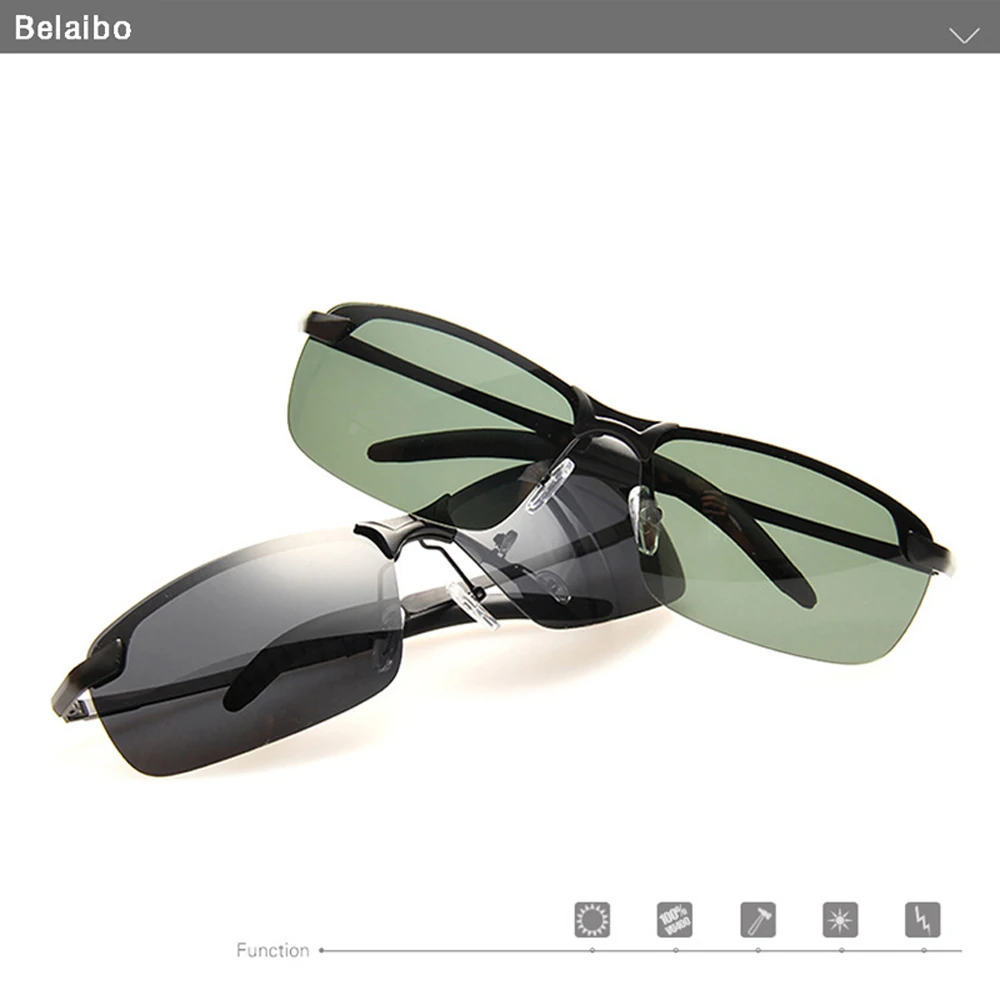 Бесплатная доставка настоящие солнцезащитные очки половина рамки anti UV