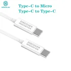 Кабель NILLKIN Type C-Micro, быстрая зарядка, мобильный телефон, кабели для зарядки данных, 100 см, цифровой кабель Type C Micro