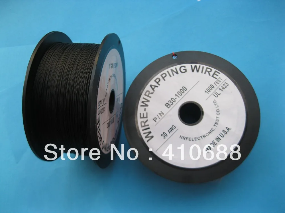 4 рулона 1000 футов 30awg обмотка проводов Посеребренная медная Черная|copper tissue|copper square