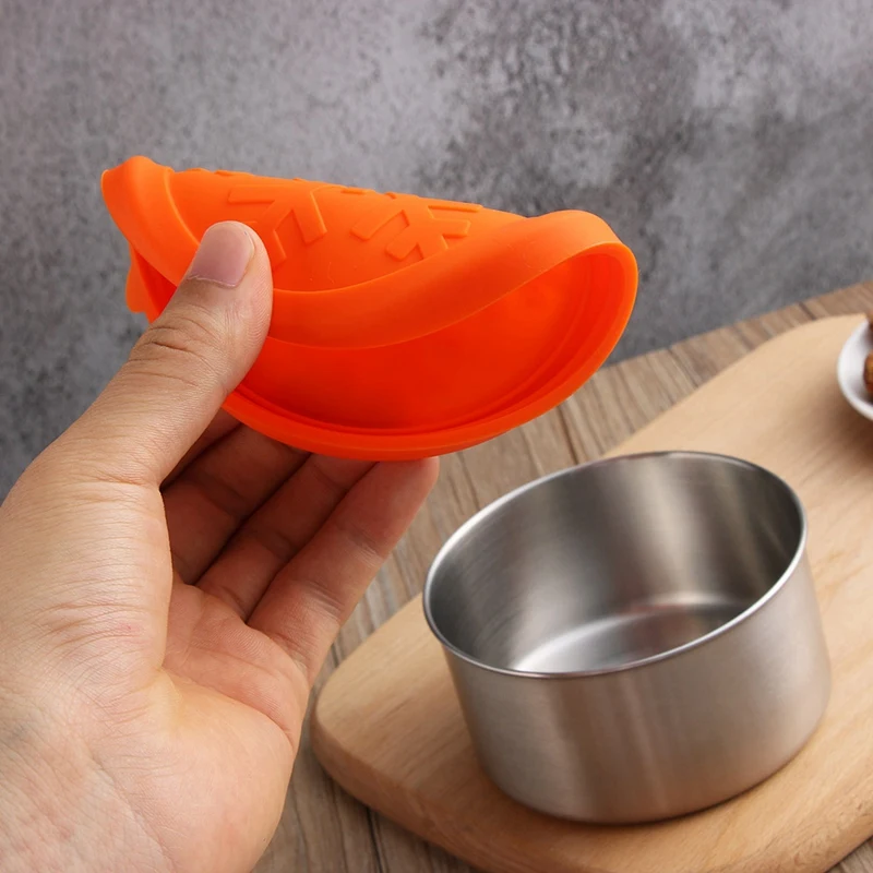 1 шт. портативный кухонный контейнер для продуктов миска из нержавеющей стали с