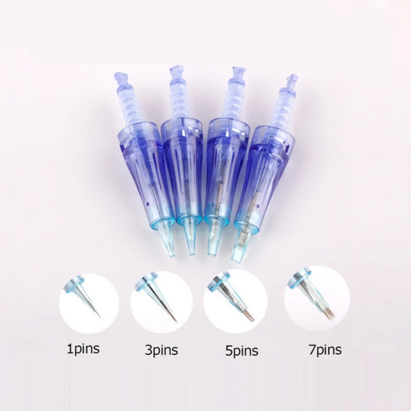 Микроблейдинг 1 зубчатый Наконечник иглы для Dr pen ulitima A1 A6 Перманентный макияж