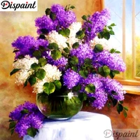 dispaint full squareround drill 5d diy diamond painting flower landscape embroidery cross stitch 3d home decor gift a10347