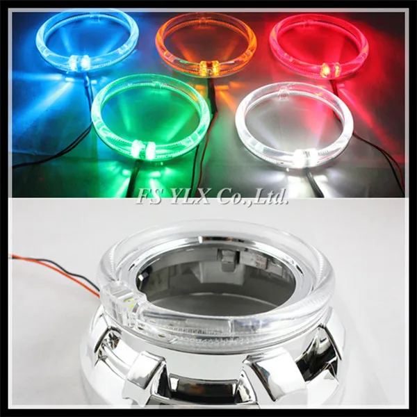Светодиодный halo ring DRL фара FSYLX 100 мм 2SMD для автомобиля мотоцикла 3 дюймовый