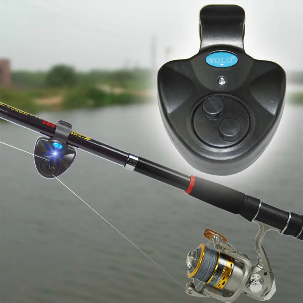2PC/Lot Wireless Sound LED Light Fishing Bite Alarm Outdoor Electronic Clip-on Fish Finder Alert Buzzer | Спорт и развлечения